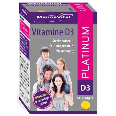 Mannavital Vitamine D3 Platinum Capsule 90