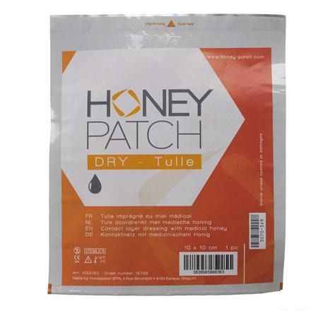 Honeypatch Dry Pansement Ster 10x10cm 1 1052153  -  Honey Patch