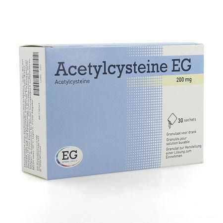 Acetylcysteine EG Zakjes 30x200 mg  -  EG