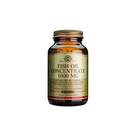 Solgar Fish Oil Concentrate Softgel 60x1000 mg  -  Solgar Vitamins