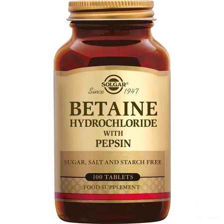 Solgar Betaine Hydrochloride Pepsin Comp 100  -  Solgar Vitamins