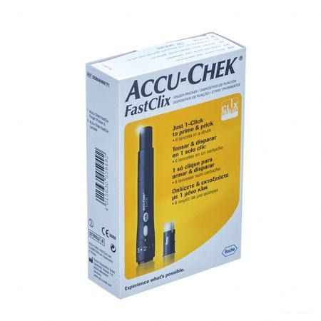 Accu Chek Fastclix (piqueur + lancet 1x6)05864666171  -  Roche Diagnostics