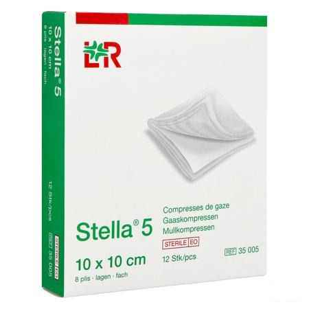 Stella 5 Kompres Steriel 10x10cm 12 35005  -  Lohmann & Rauscher