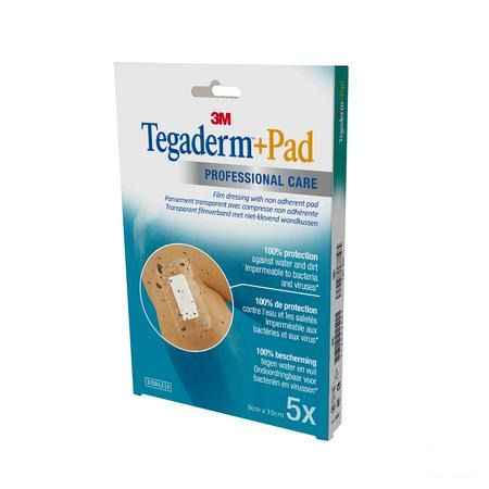 Tegaderm + Pad 3m Transp Steril 9cmx10cm 5 3586p  -  3M