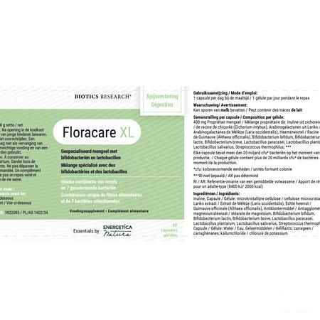Floracare XL 60 vegicaps  -  Energetica Natura