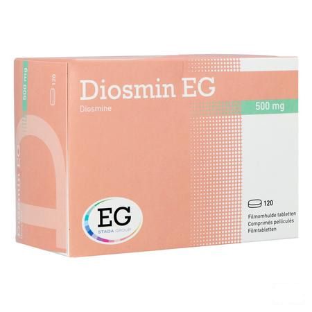 Diosmin Eg 500 mg Comp Pell 120  -  EG