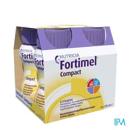 Fortimel Compact Banaan 4x125 ml  -  Nutricia