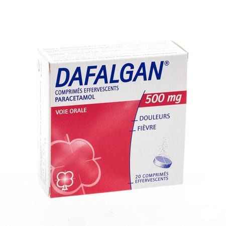 Dafalgan Eff 500 mg Comprimes 20
