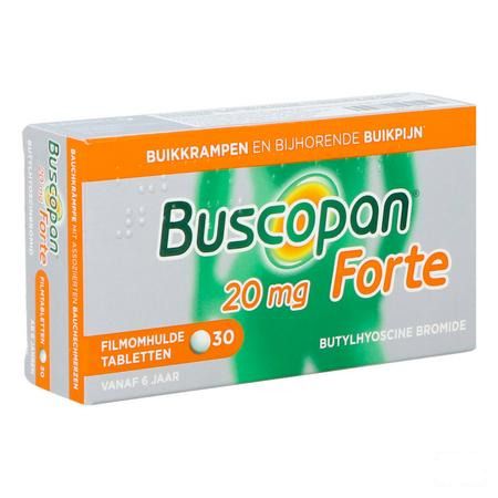 Buscopan Forte 20 mg Comprimes Pellicules 30