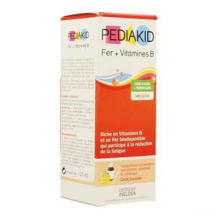 Pediakid Fer + vit B Sos Drink Flacon 125 ml