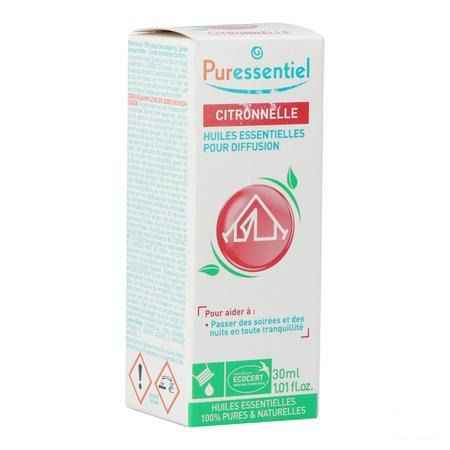 Puressentiel Diffusion Citronelle Complexe Flacon 30 ml  -  Puressentiel