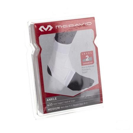 Mcdavid Dual Strap Ankle Support White M 433