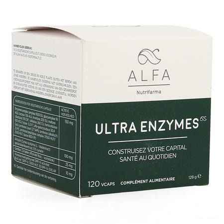 Alfa Ultra Enzymes Vcaps 120  -  Nutrifarma