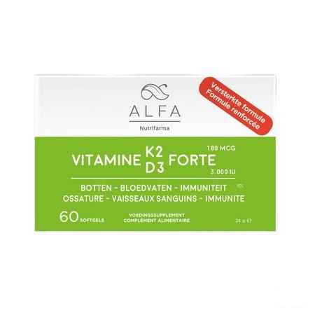Alfa Vitamine K2 D3 Forte Softcaps 60