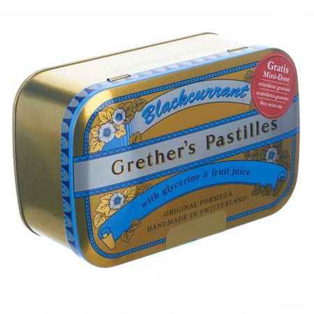 Grether's Pastilles Blackcurrant Pastille 440 gr  -  Melisana