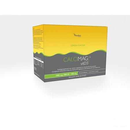 Calcimag Ca 1G/D3 800Ui/ mg 450 mg Lemon Chew 90