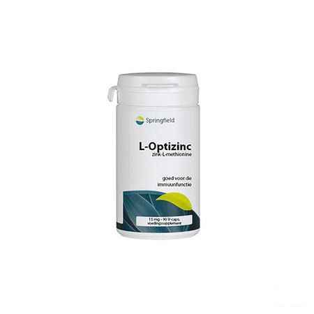 L-optizinc Zn L-methion.15 mg Zn Springf.v-Capsule 60  -  Springfield Nutraceuticals