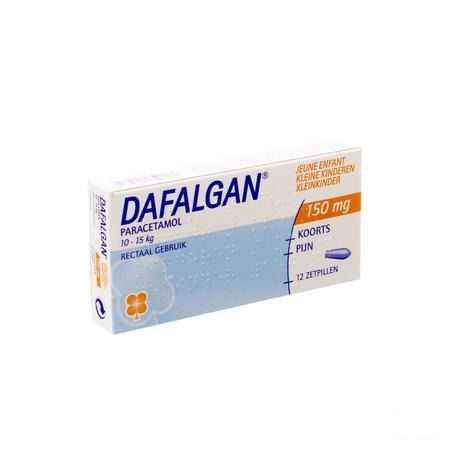 Dafalgan 150 mg Suppos 12 Jeune Enf