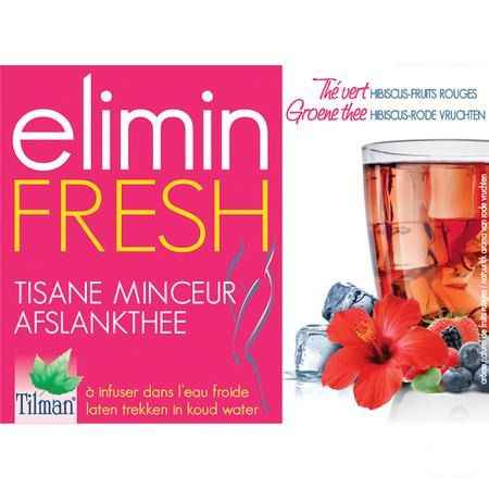 Elimin Fresh Hibiscus- Rode Vruchten Tea-bags 24  -  Tilman
