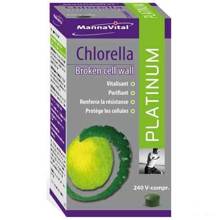 Mannavital Chlorella Platinum V-Comprimes 240