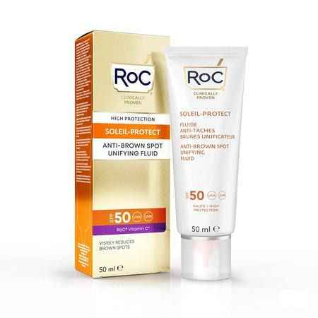 Roc Soleil-protect Fluide Anti taches Brun Ip50 + 50 ml  -  Roc