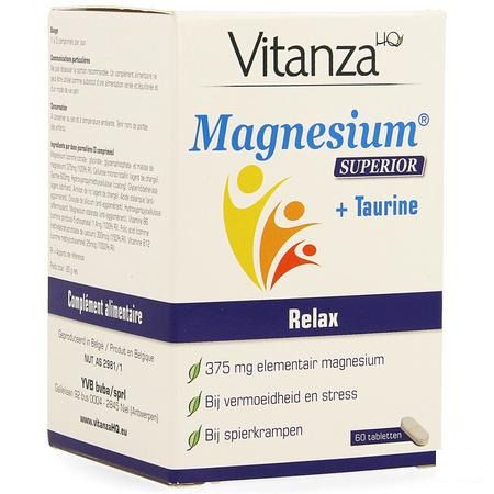 Vitanza Hq Magnesium Superior Comprimes 60  -  Yvb
