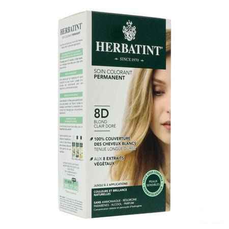 Herbatint Blond Hel Goudkleurig 8d 