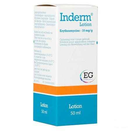 Inderm 10 mg/g Oplossing Derm 50 ml  -  EG