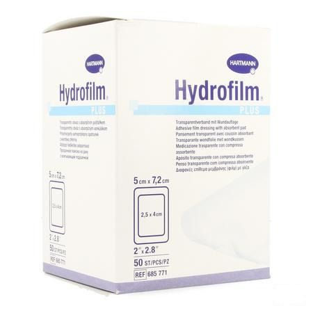 Hydrofilm Plus 5x7,2cm 50 P/s  -  Hartmann