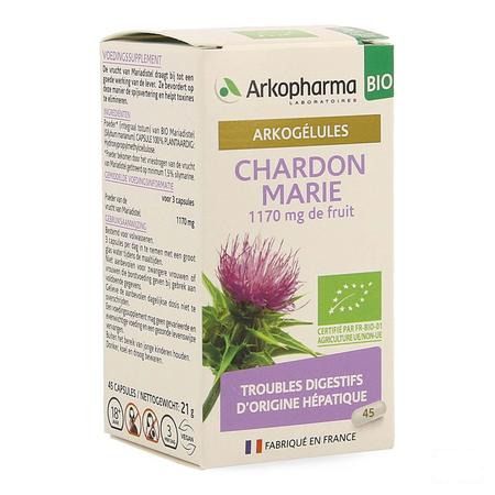 Arkogelules Chardon Marie Bio Caps 45 Nf  -  Arkopharma