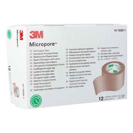 Micropore 3m Skin Tone 25,0mmx9,15m Rol 12 15331  -  3M