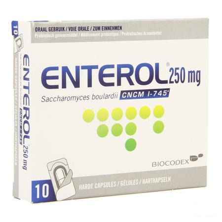 Enterol 250 mg Capsule Harde Dur S/blister 10x250 mg