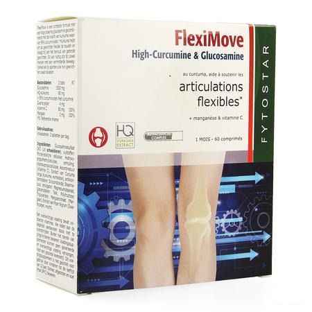 Fytostar Flexi Move Curcumine + Glucosam. Tabletten 60  -  Ocebio