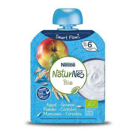 Naturnes Bio Yoghurt Appel Granen 90 gr  -  Nestle