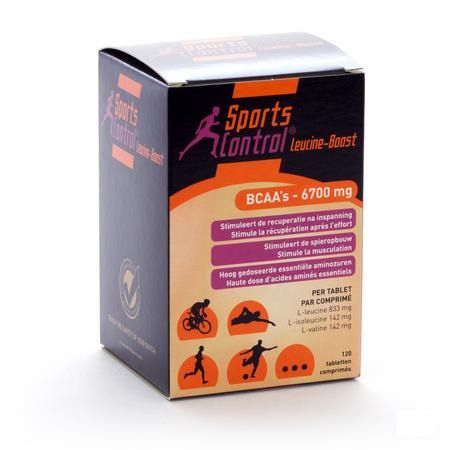 Sportscontrol Leucine Boost Bcaa-6700 mg Tabletten 120 