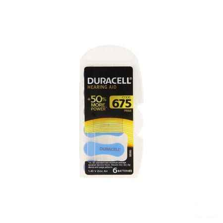 Duracell Easytab Pile Auditive Da675 6 Bleu