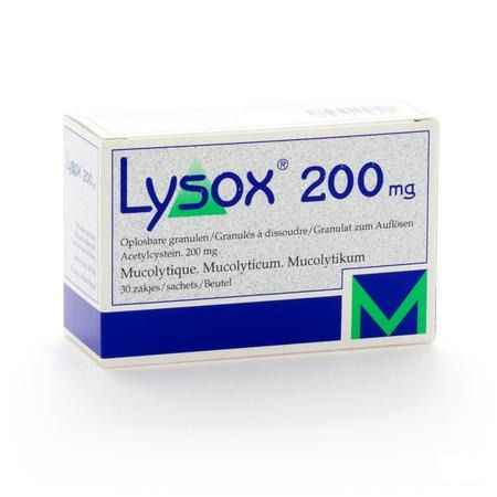 Lysox Gran Zakjes 30x200 mg  -  Menarini