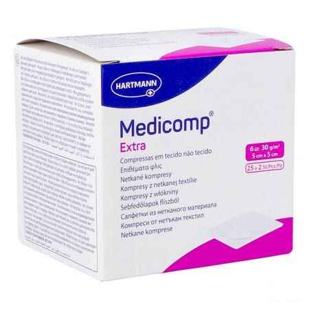 Medicomp Kompres Steriel Extra 6L 5X5Cm 30G 25X2  -  Hartmann