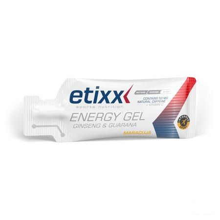 Etixx Ginseng & guarana Energy Gel Passion Fruit 12x50 gr