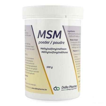 Msm Poudre Soluble - Oplosb 500 gr  -  Deba Pharma
