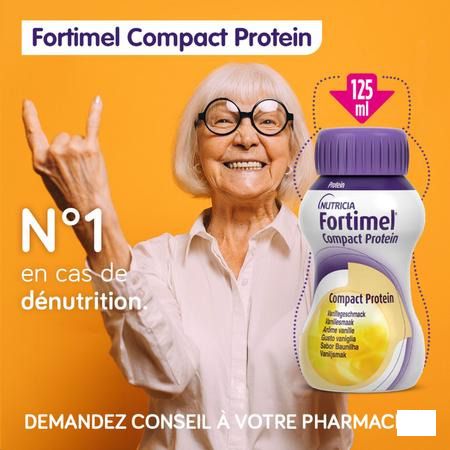 Fortimel Compact Protein Mokka 4x125 ml  -  Nutricia
