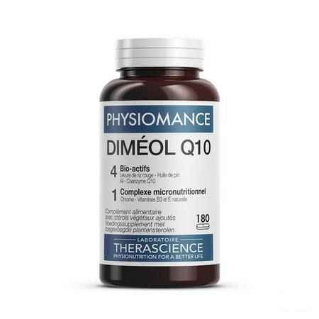 Dimeol Q10 Caps 180 Physiomance Phy416  -  Therascience-Lignaform