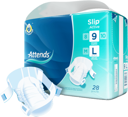 Attends Slip Active 9 Large 1x28
