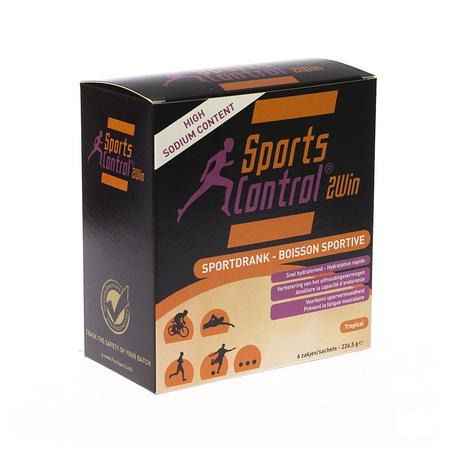 Sportscontrol 2win Tropical Poudre Sachets 6x37,75 gr 