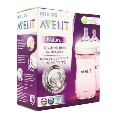 Philips Avent Zuigfles Duo Natural 260 ml  -  Bomedys