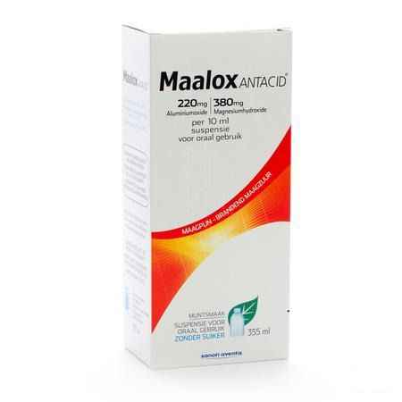 Maalox Antacid 220/380 Suspensie Oraal 355 ml