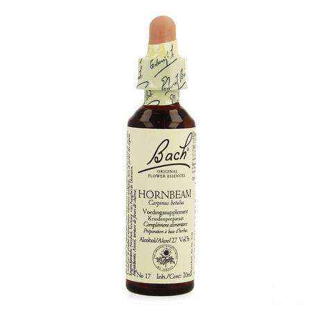 Bach Flower Remedie 17 Hornbeam 20 ml