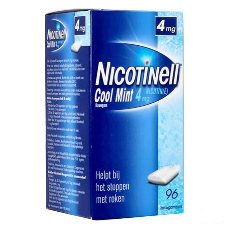 Nicotinell Cool Mint 4 mg Gommes A Macher 96