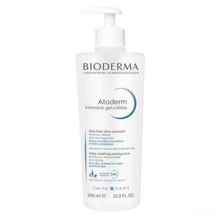 Bioderma Atoderm Intensive Gel Cr Pompfles 500 ml