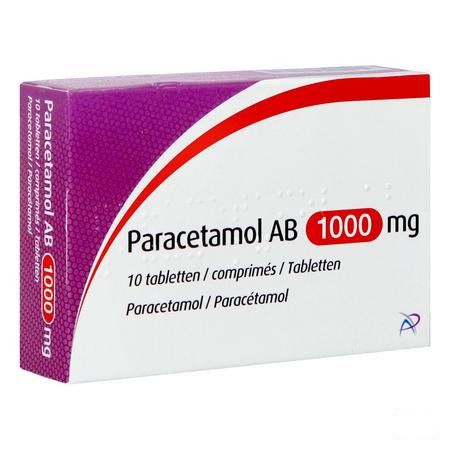 Paracetamol Ab 1000 mg Comp 10